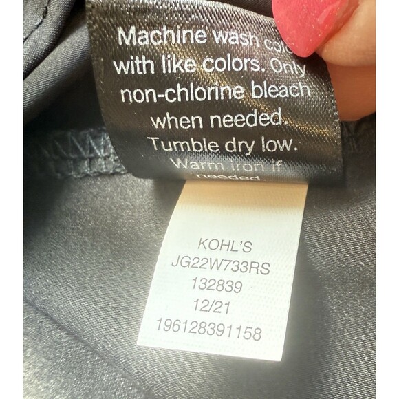 So Good For Life Top Womens Size XL Black Open Front Chest Keyhole Back NWOT - Picture 5 of 8